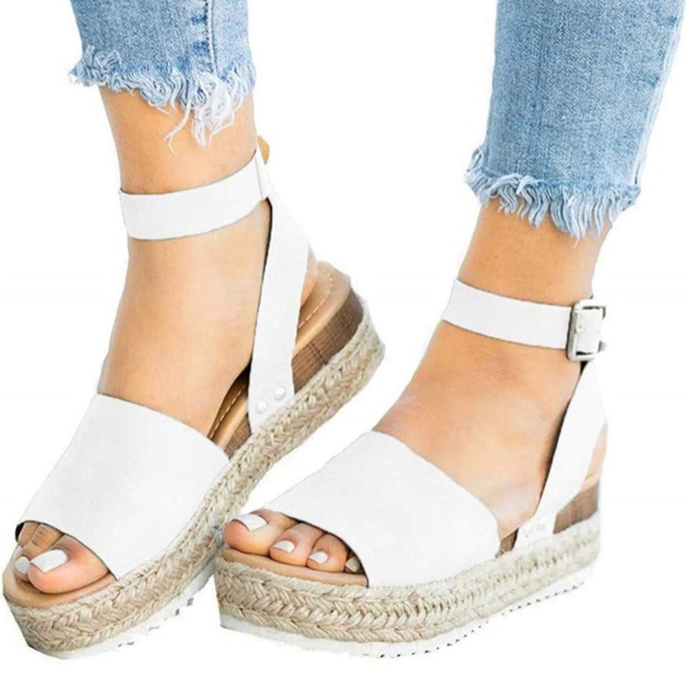 White Espadrille Sandals